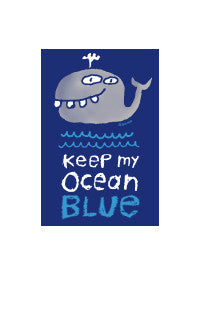 Ocean Blue Turtle Sticker