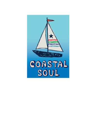 Coastal Soul Anchor Sticker
