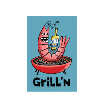 Crabby Girl Sticker