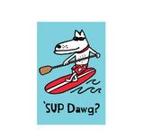 SUP Dog Sticker